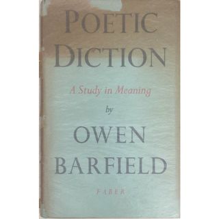 ［中古］Poetic Diction: A Study in Meaning　 Owen Barfield　管理番号：20240227-2(その他)