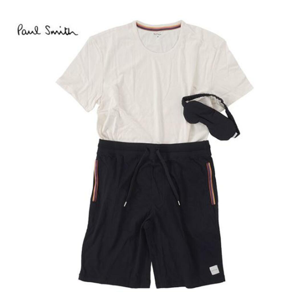 Paul Smith(ポールスミス)のPaul Smith ポールスミス PAJAMA SET M1A 374H HSET メンズ パジャマ ルームウェア 3点セット クリーム ブラック 黒 クリームブラック メンズのメンズ その他(その他)の商品写真