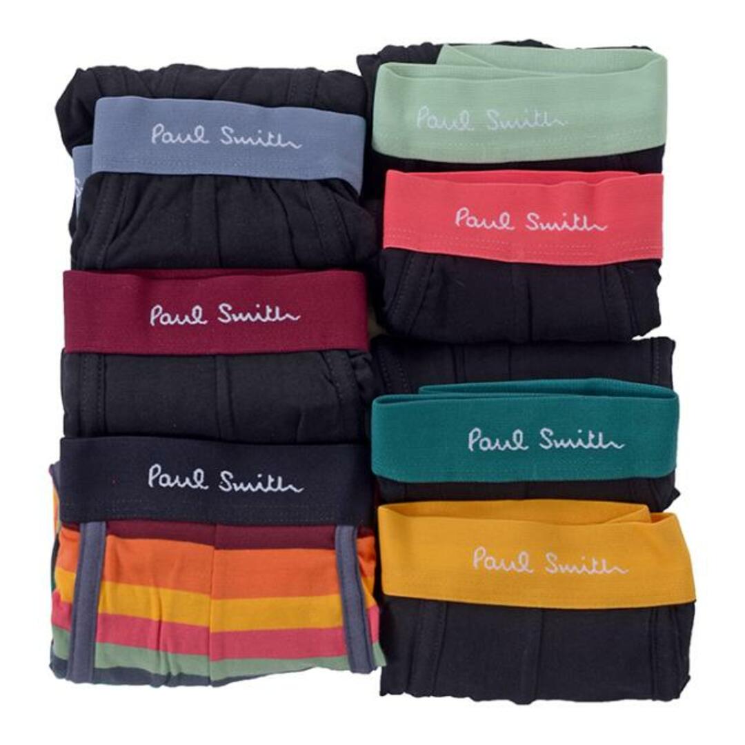 Paul Smith(ポールスミス)のPaul Smith ポールスミス TRUNK 7 PACK M1A 914C  E7PCKQ メンズ ボクサーパンツ 下着 ブラック 黒 マルチカラー ボーダー マルチ メンズのアンダーウェア(ボクサーパンツ)の商品写真