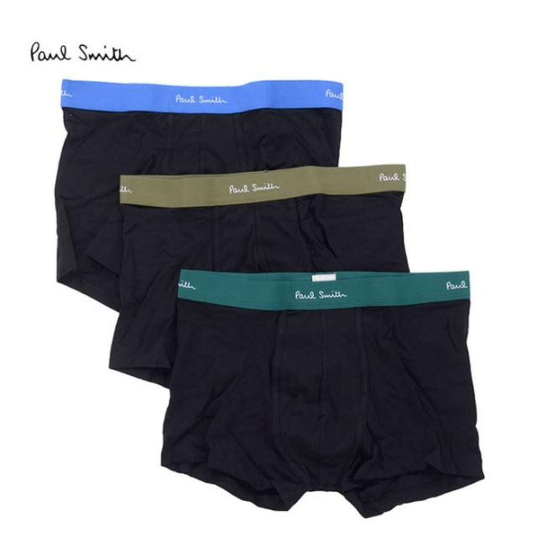 Paul Smith(ポールスミス)のPaul Smith ポールスミス TRUNK 3 PACK M1A 914C J3PK22 メンズ ボクサーパンツ 下着 ブラック 黒 マルチカラー ブラックマルチ メンズのアンダーウェア(ボクサーパンツ)の商品写真