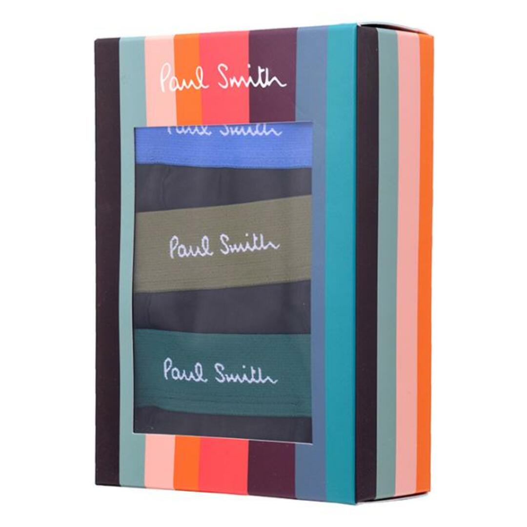 Paul Smith(ポールスミス)のPaul Smith ポールスミス TRUNK 3 PACK M1A 914C J3PK22 メンズ ボクサーパンツ 下着 ブラック 黒 マルチカラー ブラックマルチ メンズのアンダーウェア(ボクサーパンツ)の商品写真