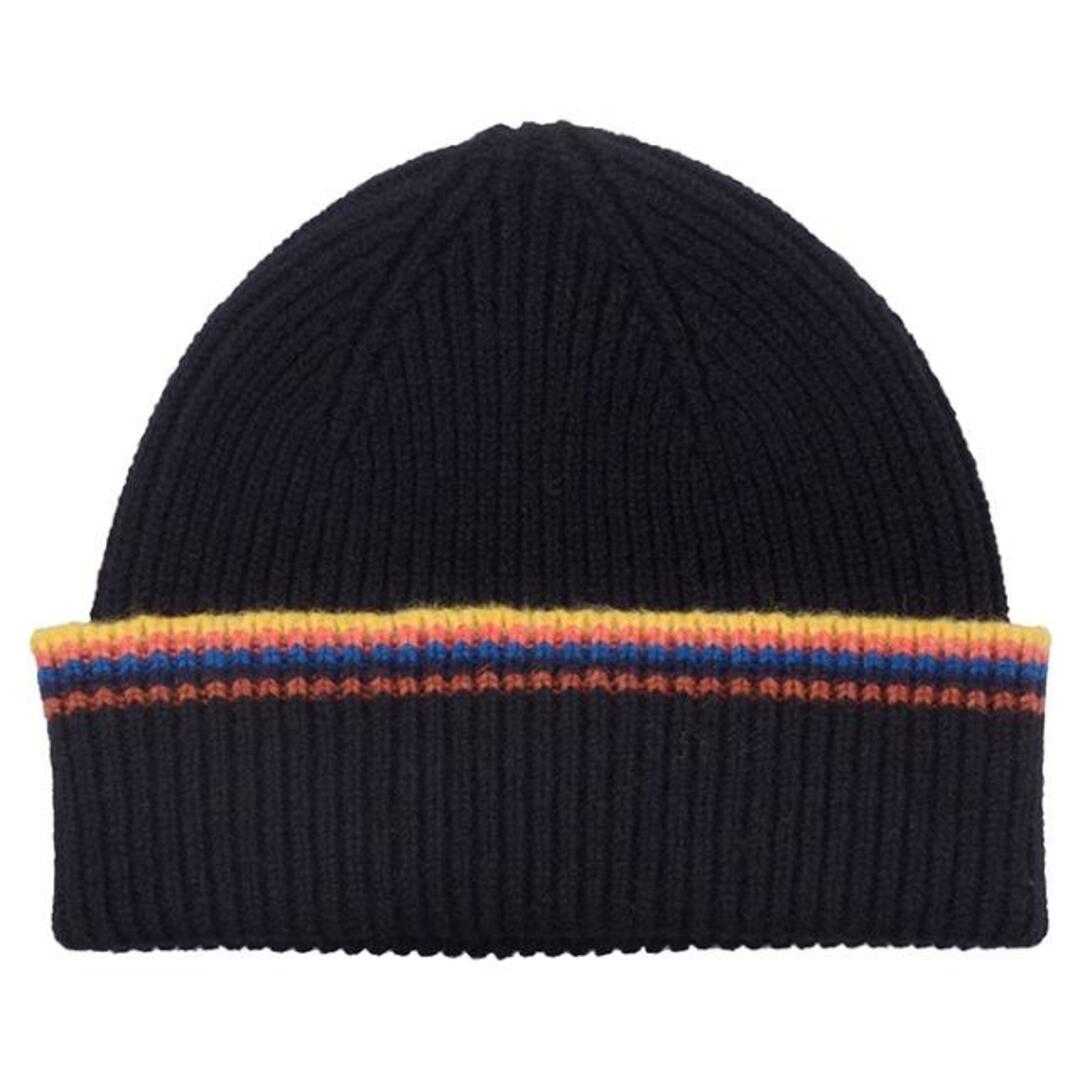 Paul Smith(ポールスミス)のPaul Smith ポールスミス Beanie M1A 202G AV357 メンズ レディース ニットキャップ ニット帽 ブラック 黒 ブラック ONE SIZE メンズの帽子(ニット帽/ビーニー)の商品写真