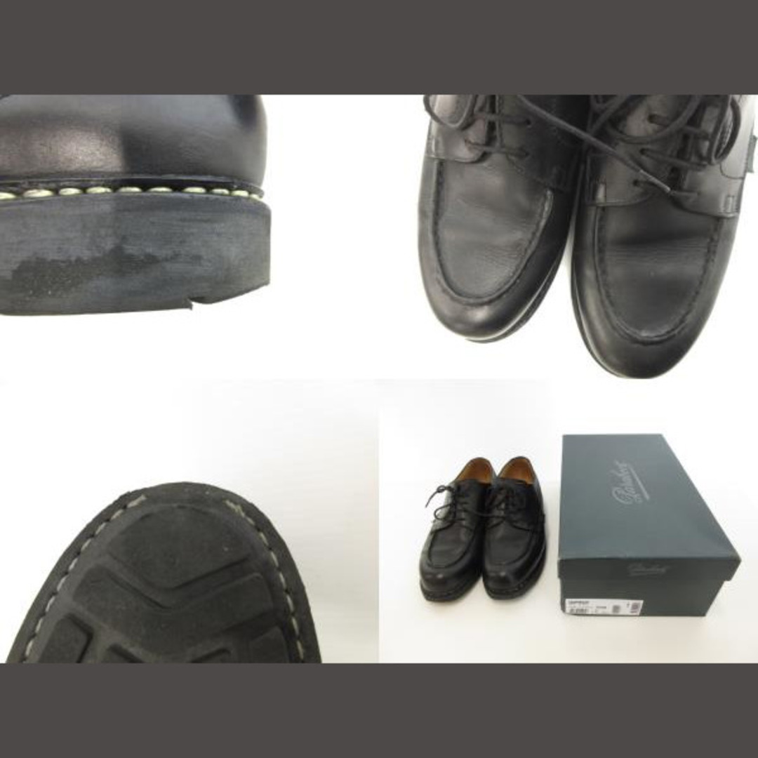 Paraboot(パラブーツ)のパラブーツ Paraboot シャンボード レザーシューズ 黒 6 メンズの靴/シューズ(ドレス/ビジネス)の商品写真