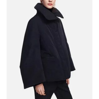 ユニクロ(UNIQLO)のレディース  +J UNIQLO ハイブリッドダウンジャケット XS ワイン(ダウンジャケット)