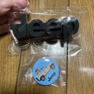 ジープ(Jeep)のJeepキーホルダー&缶バッチ(キーホルダー)