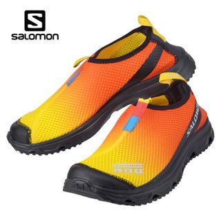 サロモン(SALOMON)のSALOMON サロモン RX MOC 3.0 リラックス モック L47298200 メンズ ローカット シューズ ブラック イエロー オレンジ 黒 ブラックイエロー(その他)