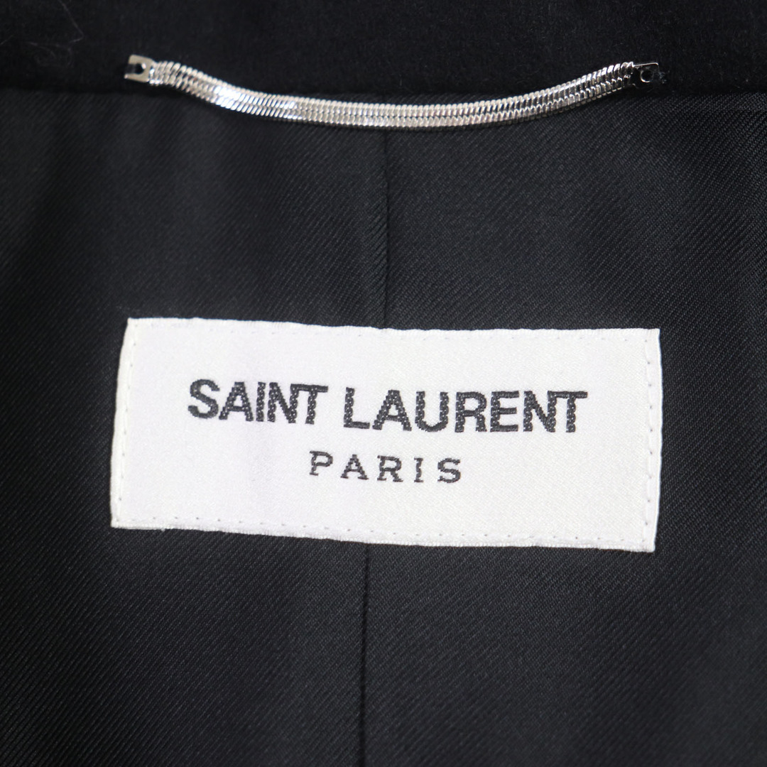 Saint Laurent(サンローラン)の極美品 SAINT LAURENT PARIS サンローランパリ 2021年製 687349 ウール 裏地シルク100% シングル テーラードジャケット ブラック 46 175/92A イタリア製 メンズ メンズのジャケット/アウター(テーラードジャケット)の商品写真