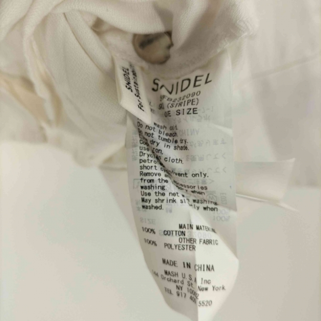 SNIDEL(スナイデル)のsnidel(スナイデル) 23SS スカーフクロップドシャツ レディース レディースのトップス(その他)の商品写真