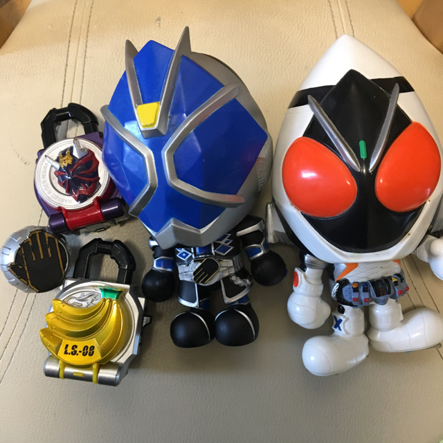 BANDAI(バンダイ)の仮面ライダーオーズフォーゼウィザードセット追加 エンタメ/ホビーのフィギュア(特撮)の商品写真