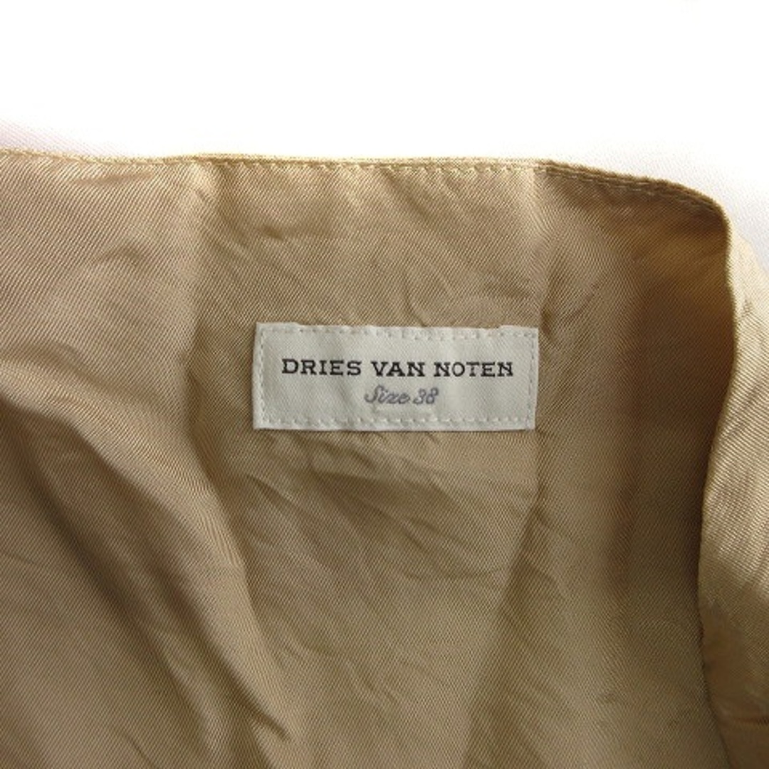 DRIES VAN NOTEN(ドリスヴァンノッテン)のドリスヴァンノッテン ブラウス ノースリーブ ベージュ 38 M位 ☆AA★  レディースのトップス(シャツ/ブラウス(半袖/袖なし))の商品写真