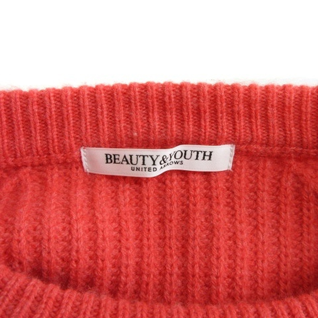 BEAUTY&YOUTH UNITED ARROWS(ビューティアンドユースユナイテッドアローズ)のユナイテッドアローズ ビューティー&ユース ニット セーター ショート ピンク レディースのトップス(ニット/セーター)の商品写真