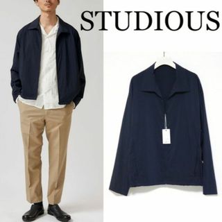 ステュディオス(STUDIOUS)の27,500円新品【ステュディオス】春夏 羽織り薄手ブルゾン 紺 2(M-L)(ブルゾン)