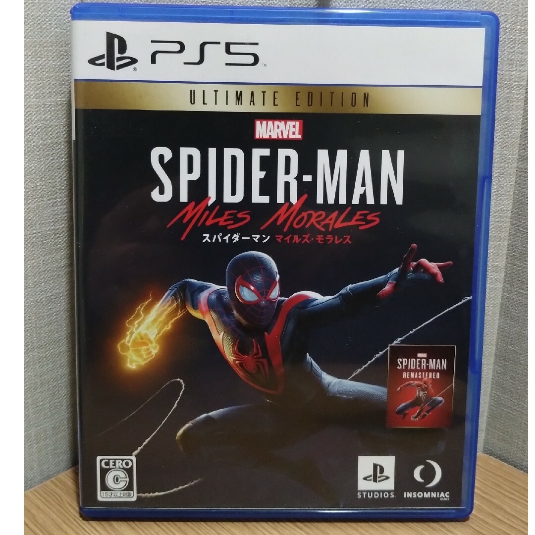 PlayStation(プレイステーション)のMarvel’s Spider-Man： Miles Morales（スパイダ… エンタメ/ホビーのゲームソフト/ゲーム機本体(家庭用ゲームソフト)の商品写真