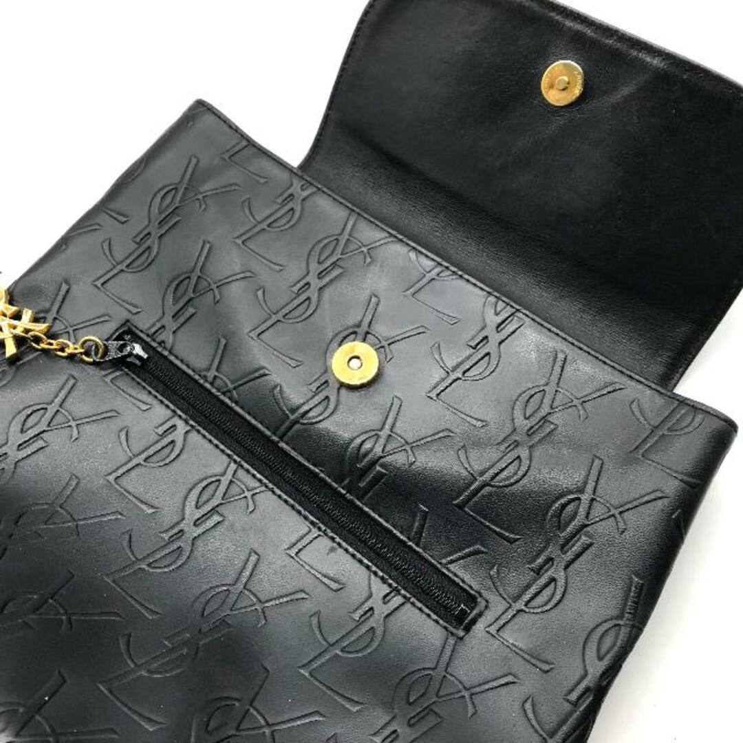 Yves Saint Laurent - YSL イヴサンローラン ロゴチャーム 総柄 Yves Saint Laurent - YSL イヴサンローラン ロゴチャーム 総柄