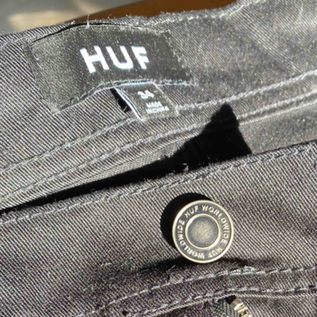 HUF(ハフ)の値下げ交渉可　HUF ボイドパンツ　新品未使用　黒　34 メンズのパンツ(ワークパンツ/カーゴパンツ)の商品写真