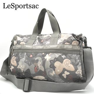 レスポートサック(LeSportsac)の美品✨レスポートサック　ボストンバッグ　2way バタフライ柄(ボストンバッグ)