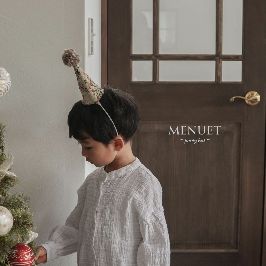 ✽New✽ menuet 　ベビークラウン　パーティハット ハーフバースデー キッズ/ベビー/マタニティのメモリアル/セレモニー用品(その他)の商品写真