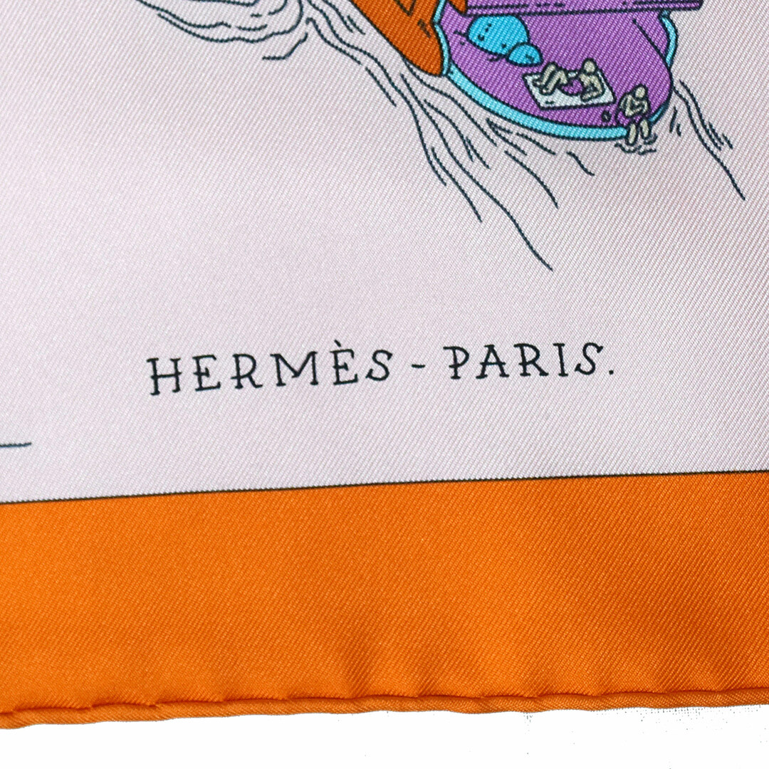 Hermes(エルメス)の美品 HERMES エルメス  カレ90 バッテリーニューヨーク  THE BATTERY NEW-YORK  14062  レディース スカーフ ハンドメイドのファッション小物(スカーフ)の商品写真