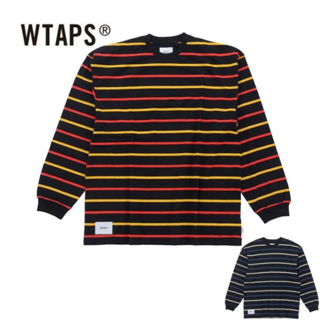 W)taps(ダブルタップス)のWTAPS ダブルタップス Long Sleeve BDY 02 Tee 222ATDT-CSM14 Tシャツ 長袖 メンズ NKN  2.ブルー M メンズのトップス(Tシャツ/カットソー(七分/長袖))の商品写真