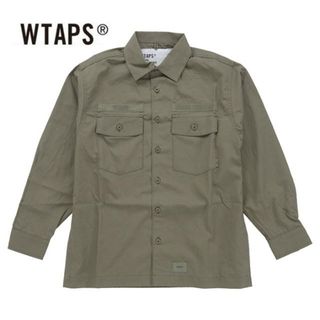 ダブルタップス(W)taps)のWTAPS ダブルタップス ユーティリティシャツ 221BRDT-SHM01 LS シャツ コットン wtps0009 オリーブ(シャツ)