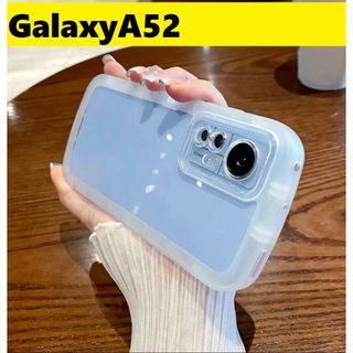 ギャラクシー(Galaxy)のGalaxyA52★透明ケース　クリアケース　可愛いケース　Galaxyケース白(Androidケース)