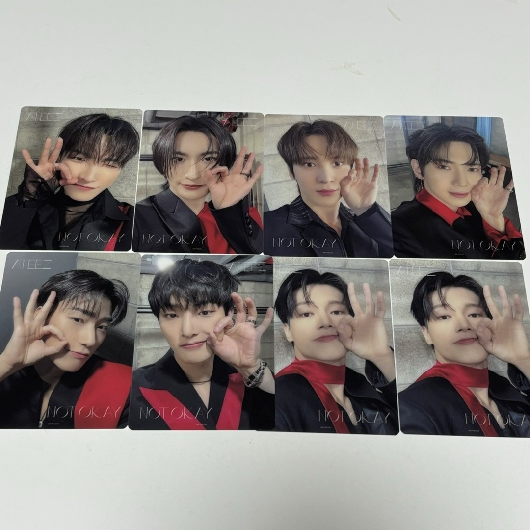 ATEEZ(エイティーズ)のATEEZ NOT OKAY HMV クリアトレカ OT8 アチズ エンタメ/ホビーのCD(K-POP/アジア)の商品写真