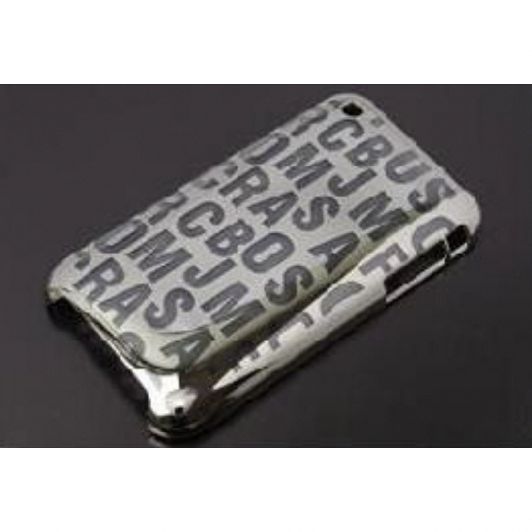 MARC BY MARC JACOBS(マークバイマークジェイコブス)のマークジェイコブス 初代iPhone 3G ハードカバー シルバー ケース 美品 スマホ/家電/カメラのスマホアクセサリー(iPhoneケース)の商品写真