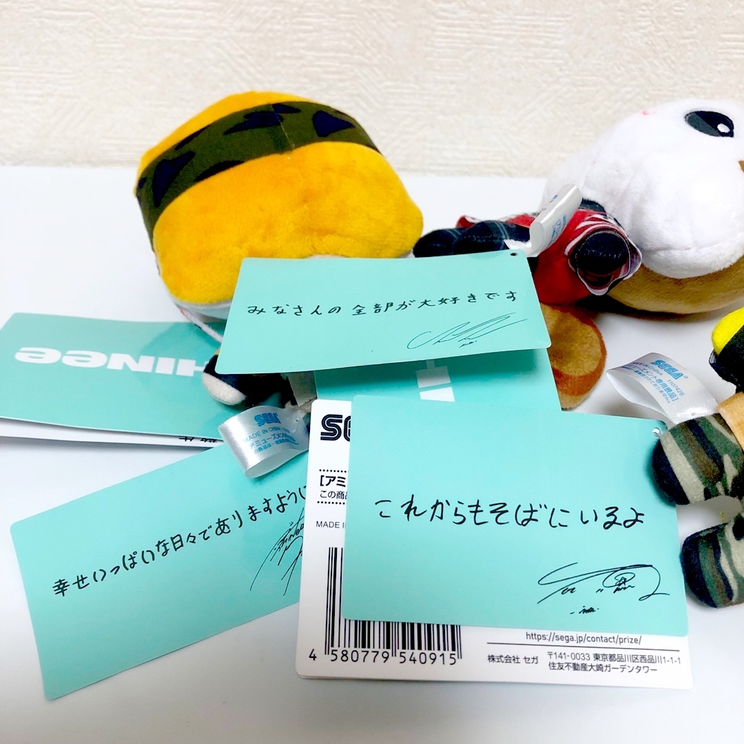 SHINee(シャイニー)の【匿名発送】新品 SHINee ANIMAL COORDY ミニぬいぐるみ 3種 エンタメ/ホビーのおもちゃ/ぬいぐるみ(ぬいぐるみ)の商品写真