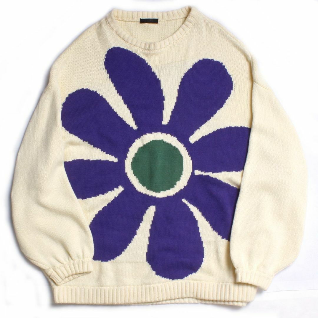 Candy Stripper(キャンディーストリッパー)のCandy Stripper FLOWER KNIT オーバーサイズ ニット レディースのトップス(ニット/セーター)の商品写真