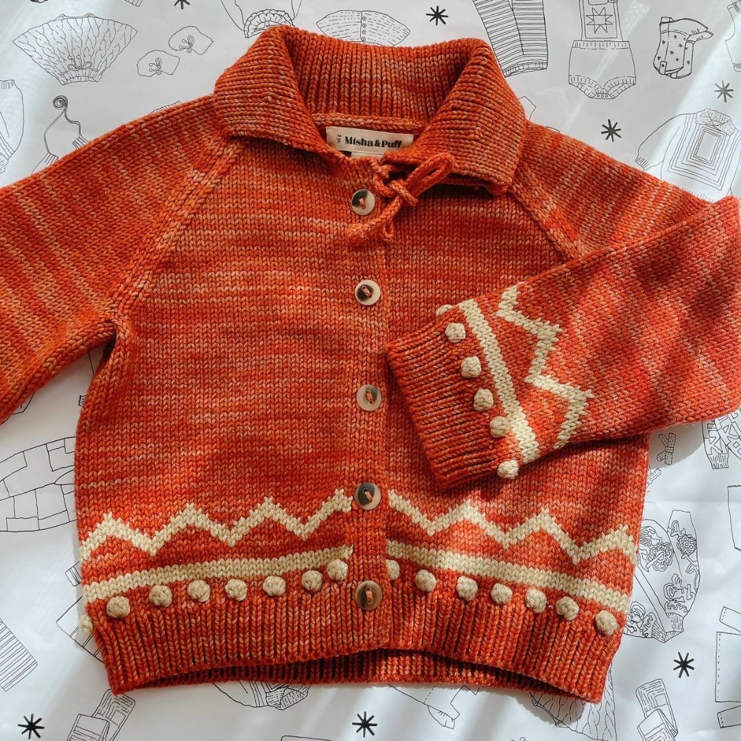 misha and puff zigzag Cardigan 3y | フリマアプリ ラクマ