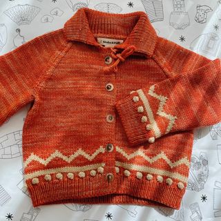 ミーシャアンドパフ(Misha & Puff)のmisha and puff    zigzag Cardigan 3y(カーディガン)