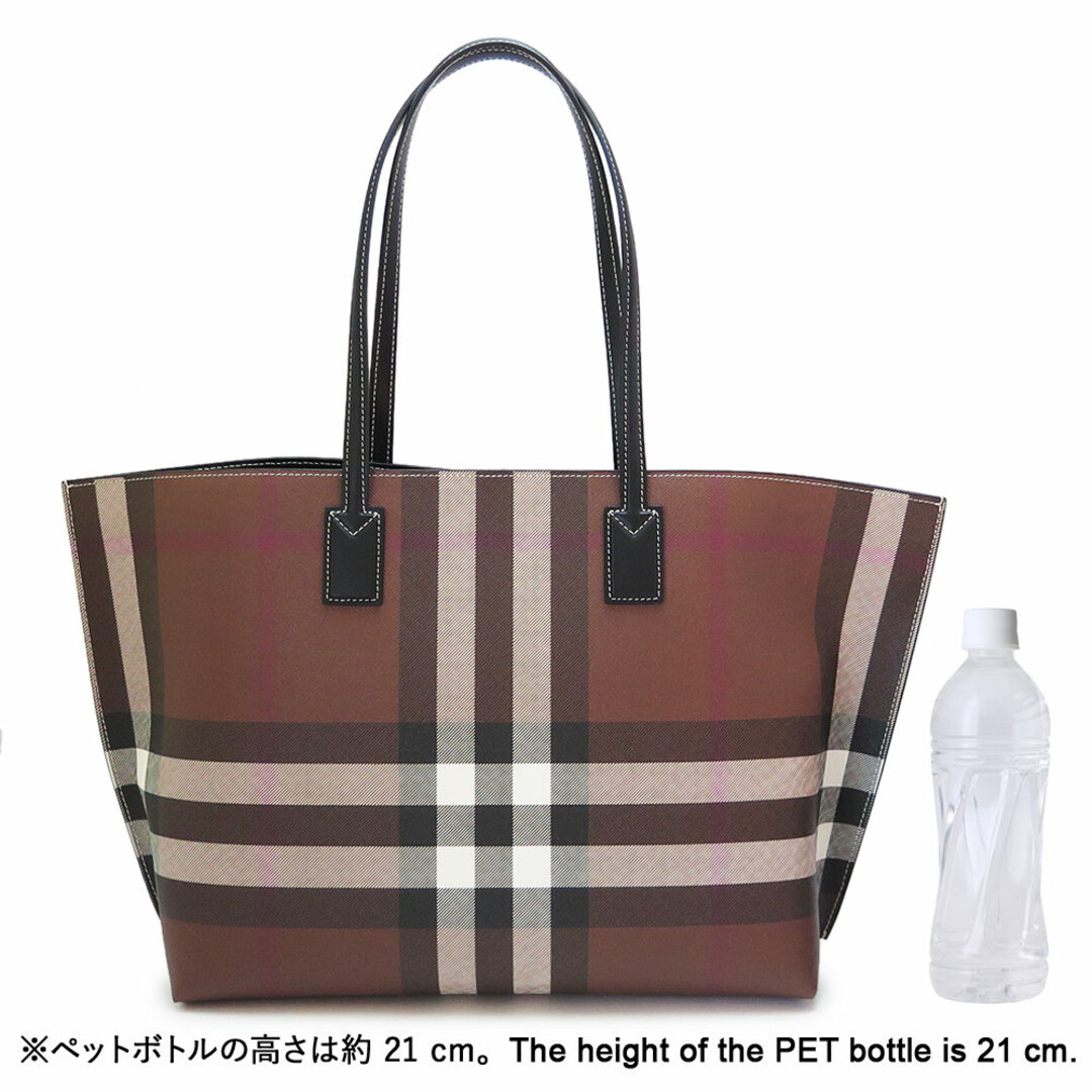 BURBERRY(バーバリー)のバーバリー トートバッグ レディース 8069659 ショルダーバッグ ミディアム チェック ダークバーチブラウン A4サイズ収納可 BURBERRY 80696591 レディースのバッグ(トートバッグ)の商品写真