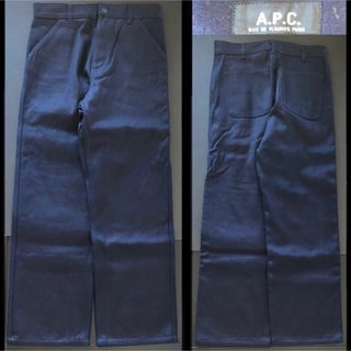 アーペーセー(A.P.C)の暖パン★A.P.C. アーペーセー 総裏地コットンパンツ XS NAVY 防寒(ワークパンツ/カーゴパンツ)