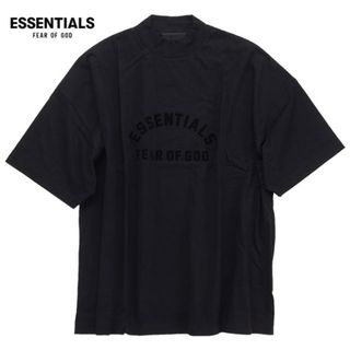 フィアオブゴッド(FEAR OF GOD)のFOG ESSENTIALS エフオージー エッセンシャルズ JET BLACK TEE 125SP232000F メンズ Tシャツ 半袖 ブラック 黒 ブラック(Tシャツ/カットソー(半袖/袖なし))