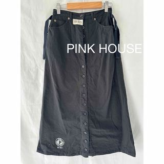 ピンクハウス(PINK HOUSE)のピンクハウス　ラップロングスカート　ヴィンテージ(ロングスカート)