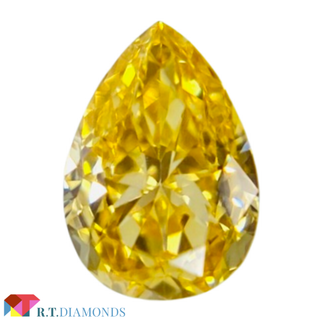 FANCY INTENSE ORANGE YELLOW 0.173ct PS(その他)