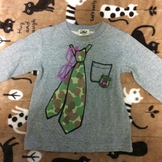 ムージョンジョン(mou jon jon)の新品 KIDBOW ロング Ｔシャツ 110(Tシャツ(長袖/七分))