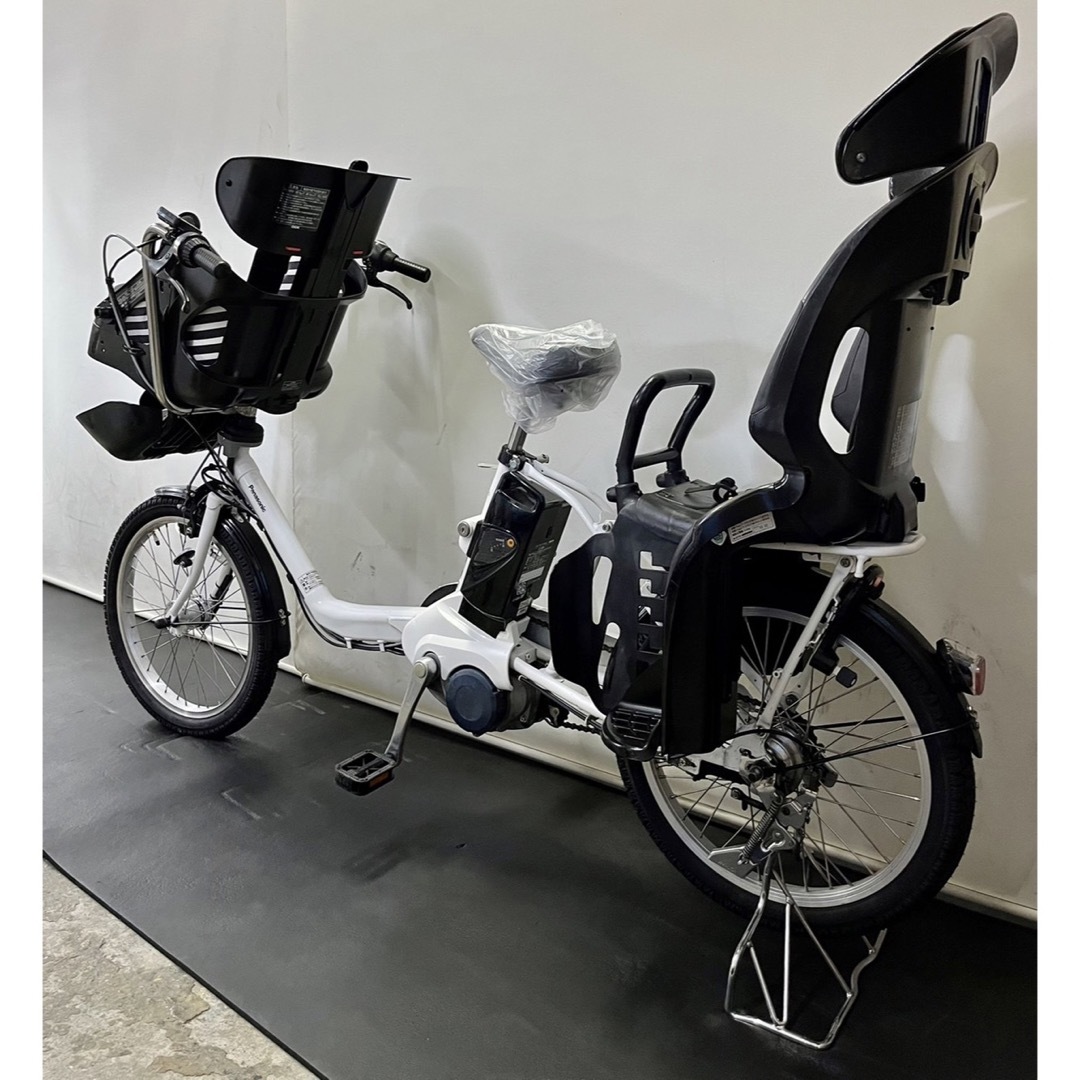 電動アシスト自転車　パナソニック　ギュットミニ　20インチ 子供乗せ 白色 スポーツ/アウトドアの自転車(自転車本体)の商品写真