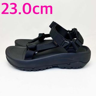 テバ(Teva)の新品 TEVA 厚底サンダル ハリケーン XLT2 ブラック 23.0cm(サンダル)