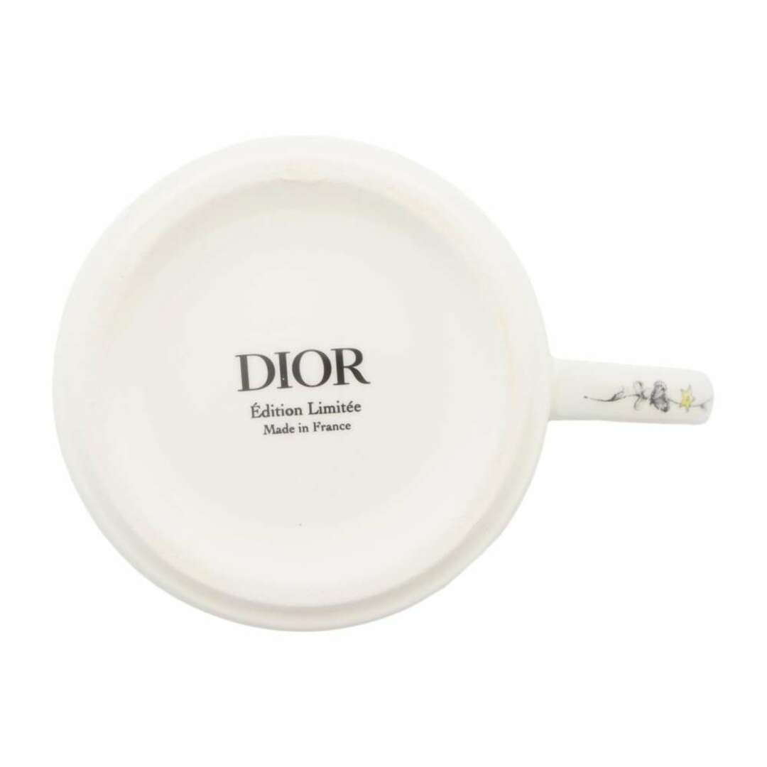 Dior(ディオール)のクリスチャン・ディオール マグカップ 2個セット バタフライ 蝶 陶器 Christian Dior 食器 レディースのファッション小物(その他)の商品写真