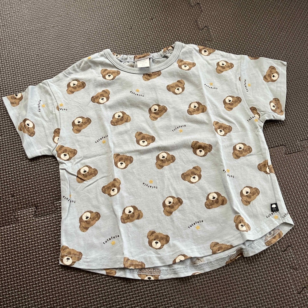 futafuta(フタフタ)のfutafuta ふたクマ セットアップ 95cm キッズ/ベビー/マタニティのキッズ服男の子用(90cm~)(Tシャツ/カットソー)の商品写真