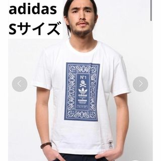 アディダス(adidas)のアディダス メンズ ネイバーフッド バンダナ柄 Tシャツ Sサイズ ペイズリー(Tシャツ/カットソー(半袖/袖なし))