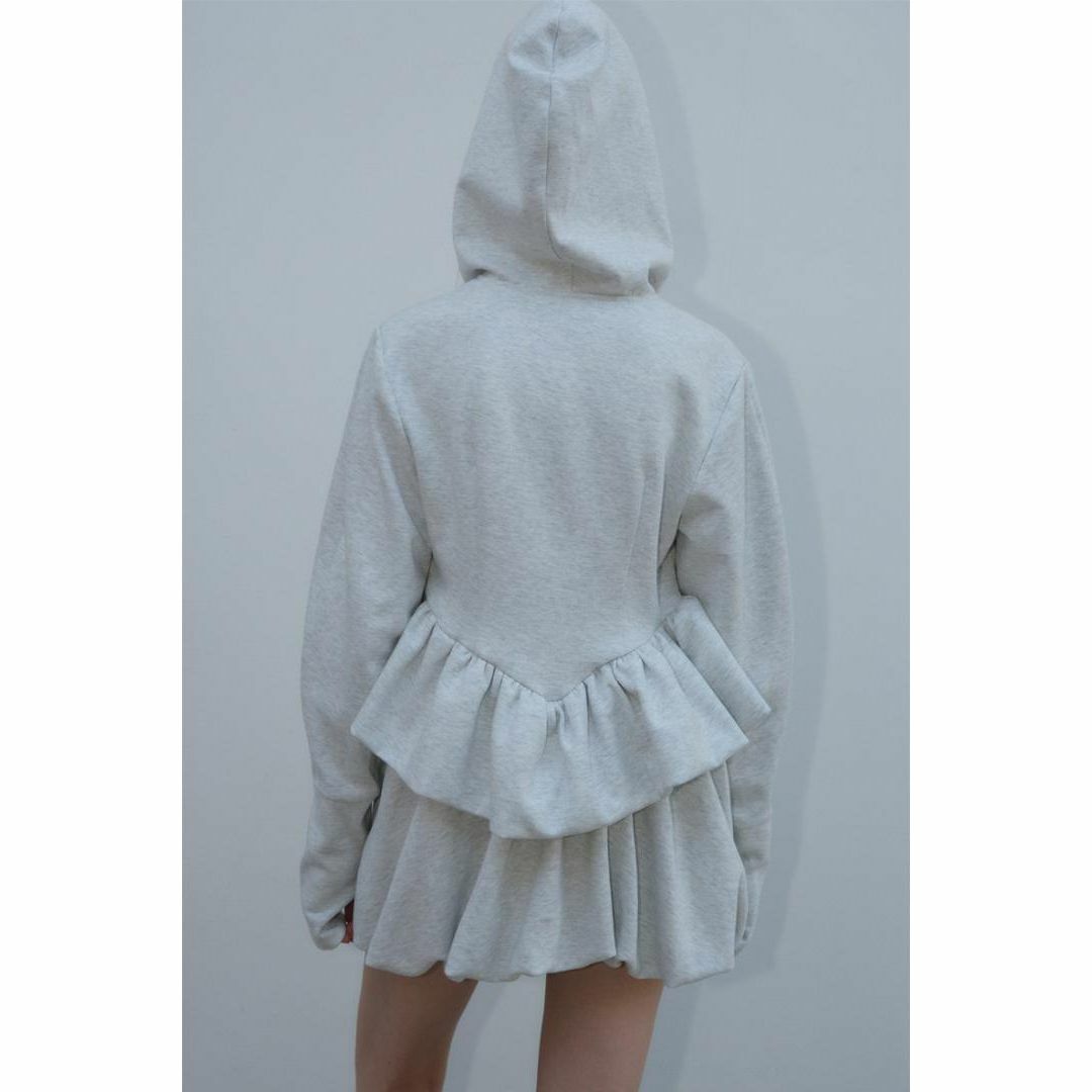 Simone Rocha(シモーネロシャ)のProductionGarden リボン フリル パーカー ミニワンピース レディースのワンピース(ミニワンピース)の商品写真