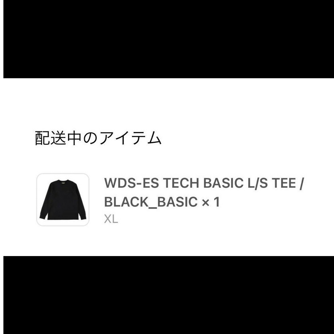 WIND AND SEA(ウィンダンシー)のwind and sea ES TECH BASIC L/S TEE BLACK メンズのトップス(Tシャツ/カットソー(七分/長袖))の商品写真