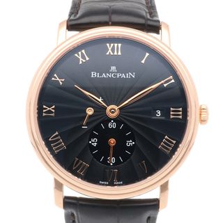 ブランパン(BLANCPAIN)のブランパン ヴィルレ ウルトラスリム 腕時計 時計 18金 K18ピンクゴールド 手巻き メンズ 1年保証 Blancpain  中古(腕時計(アナログ))