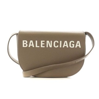 バレンシアガ(Balenciaga)のバレンシアガ ヴィル ミニ ロゴ ショルダーバッグ ベージュ 550639(ショルダーバッグ)