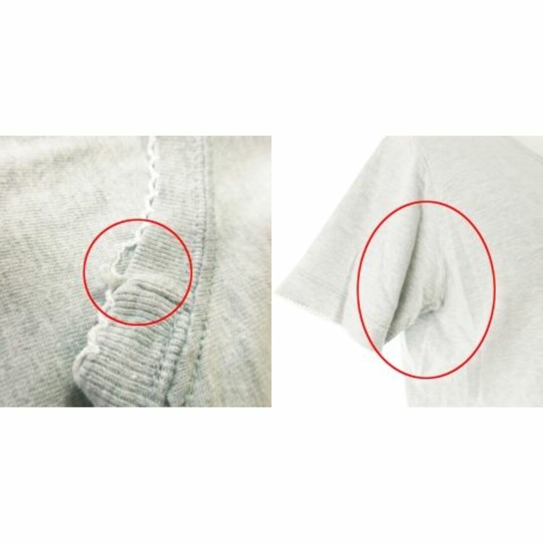 Marie Claire(マリクレール)のマリクレールフォーラム Tシャツ 半袖 プリント グレー 220725AH7A レディースのトップス(Tシャツ(半袖/袖なし))の商品写真