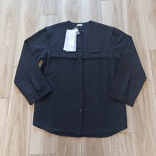 SEEALL ブラックシャツジャケット36未使用(シャツ/ブラウス(長袖/七分))