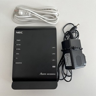 エヌイーシー(NEC)の【美品！】NECルーター Aterm WG1200HS4(PC周辺機器)