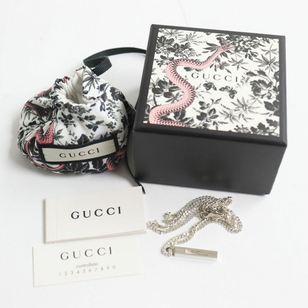 Gucci - 極美品○GUCCI グッチ Ag925 カットアウトG 喜平